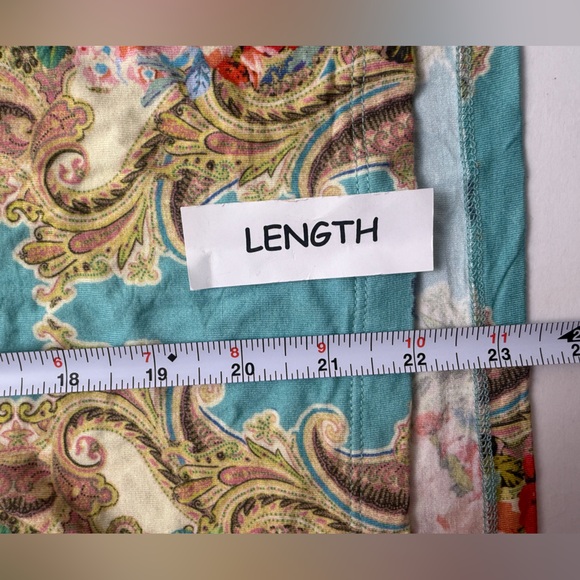 JOHNNY WAS Rivoray Floral Short Sleeve Polo Tee Women's Size Large BOHO - Picture 12 of 12